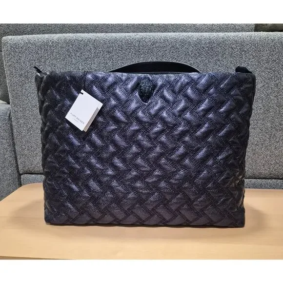 "New Kurt Geiger London Quilted Leather Tote – Luxury Designer Bag NWT"